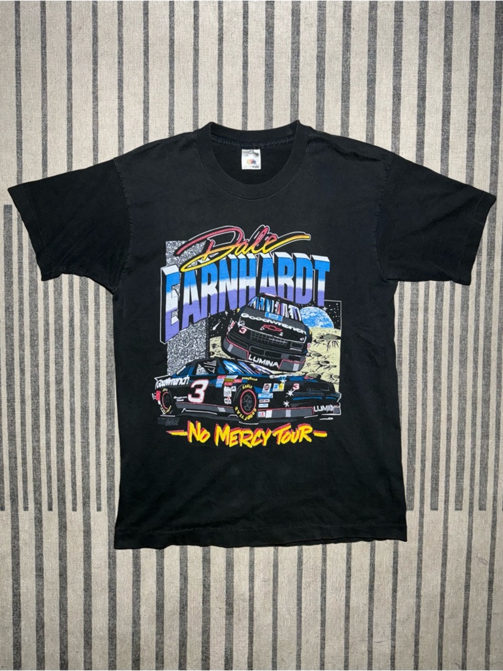 Vintage 1994 Dale Earnhardt “No Mercy Tour” NASCAR T-Shirt – #3 Chevy Lumina